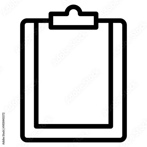 Clipboard, checklist, report, survey or agreement icon in vector illustration