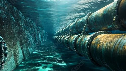 Underwater Pipeline: Exploring Deep Ocean Mysteries