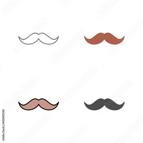 Moustache Vector Icon