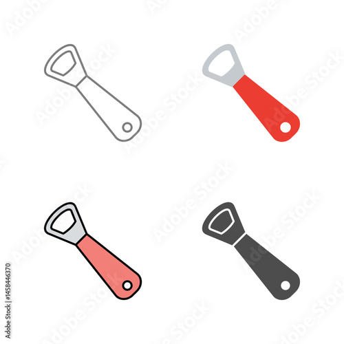 Bottle Opener Vector Icon
