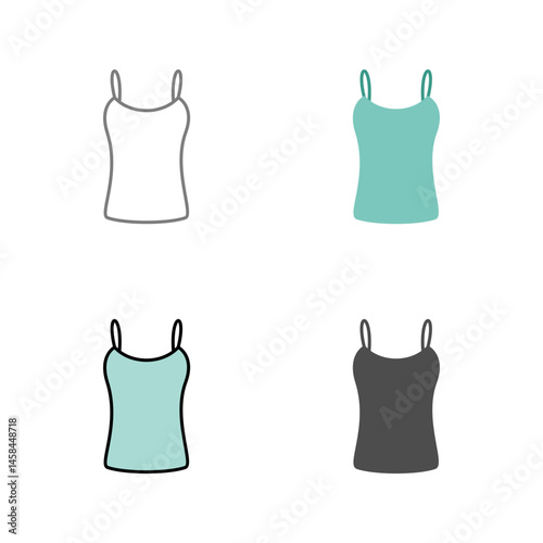 Ladies Vest Vector Icon