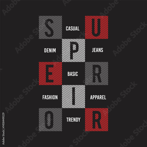 design typography vector illustration for print