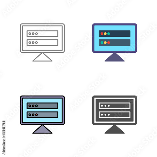 Corrupted Data Vector Icon