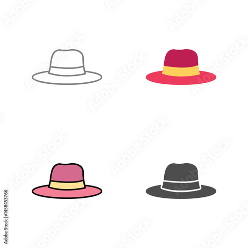 Women's Hat Vector Icon