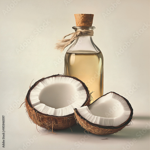 coconut milk and coconut