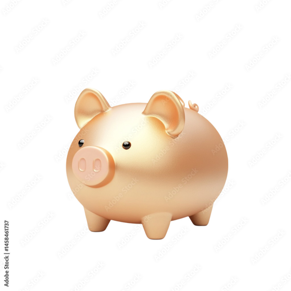 Golden piggy bank savings money wealth finance economy Golden piggy bank savings money wealth finance economy