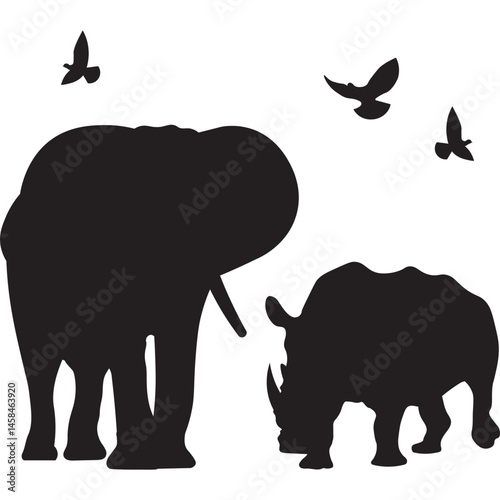 Wildlife Animal Silhouette