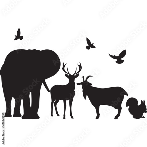 Wildlife Animal Silhouette