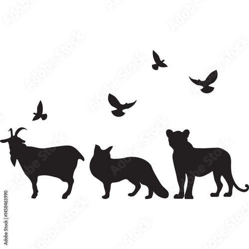 Wildlife Animal Silhouette