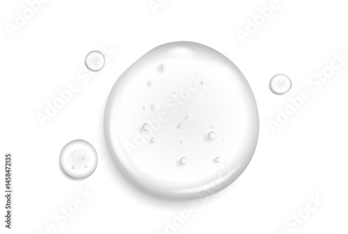 Luxury and transparent water droplets
