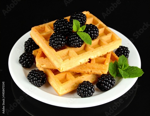 Obraz na płótnie Waffeln w salonie