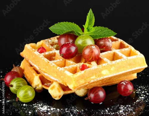 Obraz na płótnie Waffeln w salonie