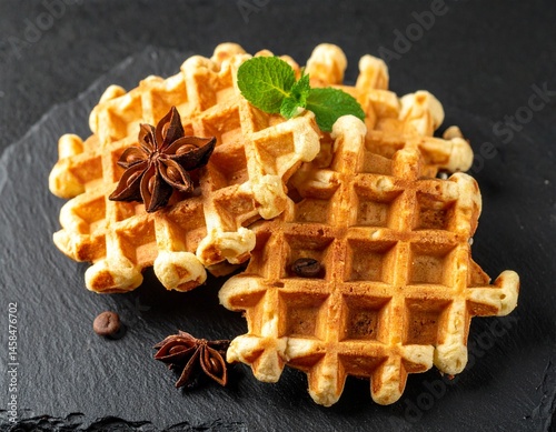 Obraz na płótnie Waffeln w salonie