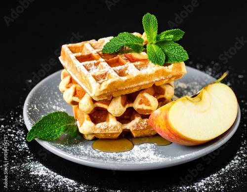 Obraz na płótnie Waffeln w salonie