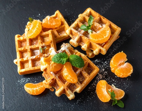 Obraz na płótnie Waffeln w salonie