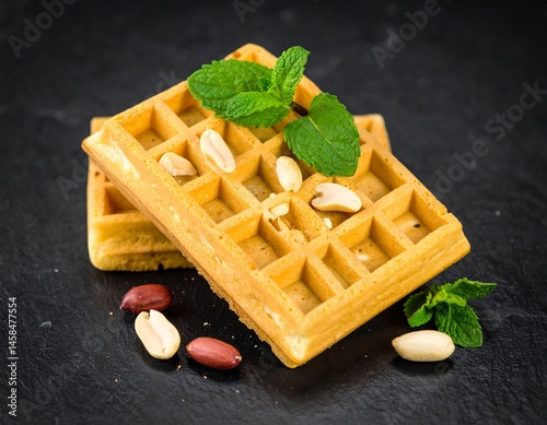 Obraz na płótnie Waffeln w salonie