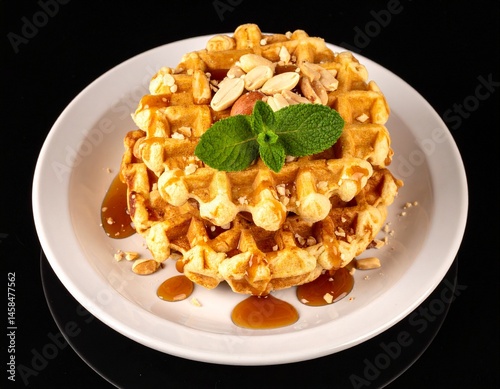 Obraz na płótnie Waffeln w salonie