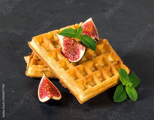 Obraz na płótnie Waffeln w salonie
