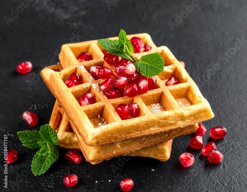 Obraz na płótnie Waffeln w salonie