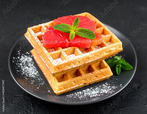 Obraz na płótnie Waffeln w salonie