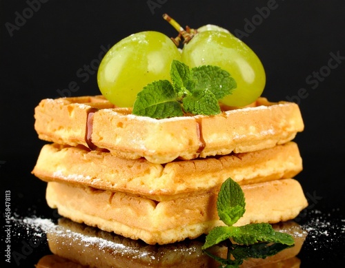 Obraz na płótnie Waffeln w salonie
