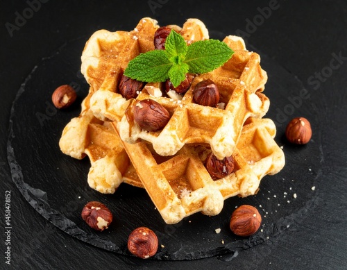 Obraz na płótnie Waffeln w salonie