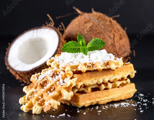 Obraz na płótnie Waffeln w salonie