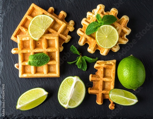 Obraz na płótnie Waffeln w salonie