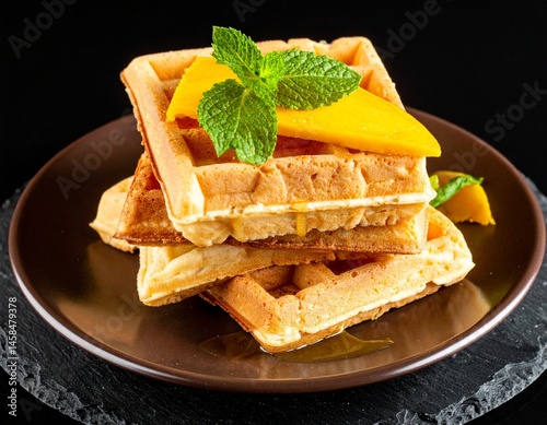 Obraz na płótnie Waffeln w salonie