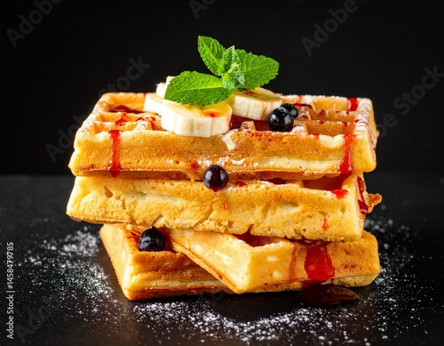 Obraz na płótnie Waffeln w salonie