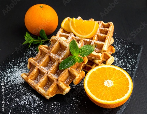 Obraz na płótnie Waffeln w salonie