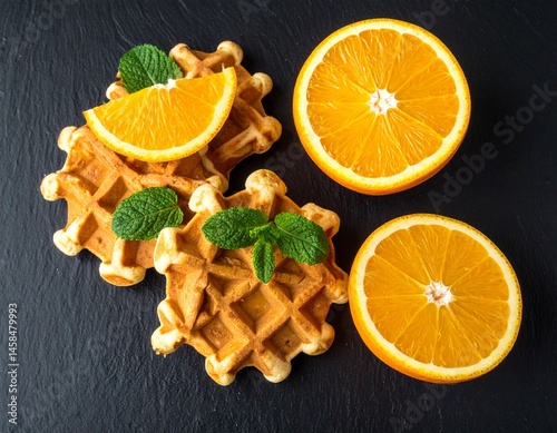 Obraz na płótnie Waffeln w salonie