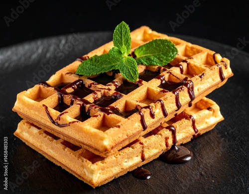 Obraz na płótnie Waffeln w salonie
