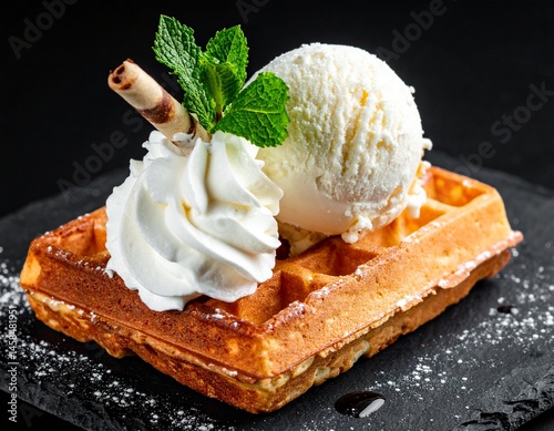 Obraz na płótnie Waffeln w salonie