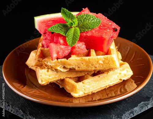 Obraz na płótnie Waffeln w salonie