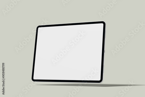 Blank Tablet Landscape Screen Mockup