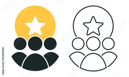 Customer satisfaction icon. favorite, experience symbol. Illustration vector