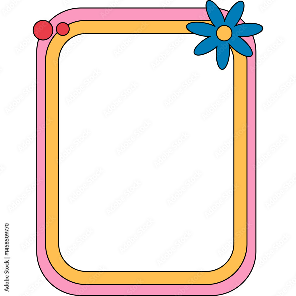 Obraz premium Retro Frame Border 