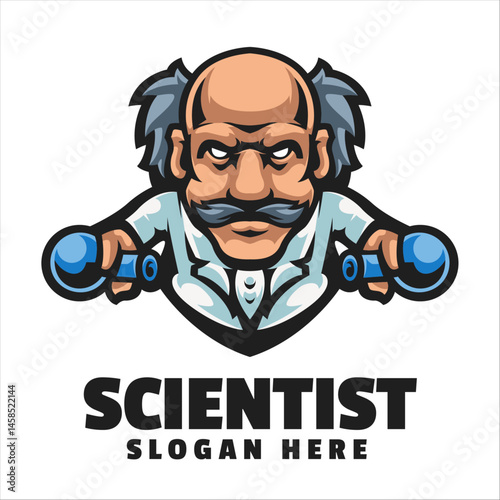 Scientist Mascot Logo