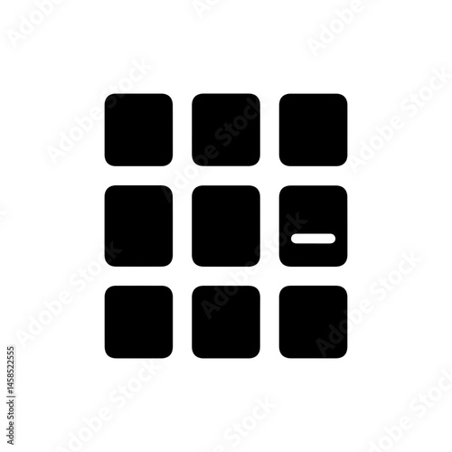 Seat Allocation Icon with One Highlighted