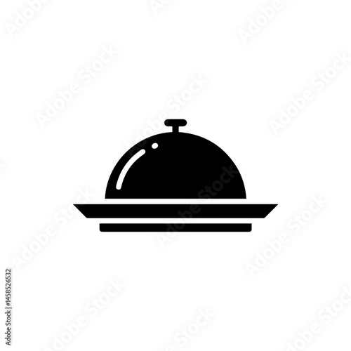 Serving Tray with Covered Dish Icon