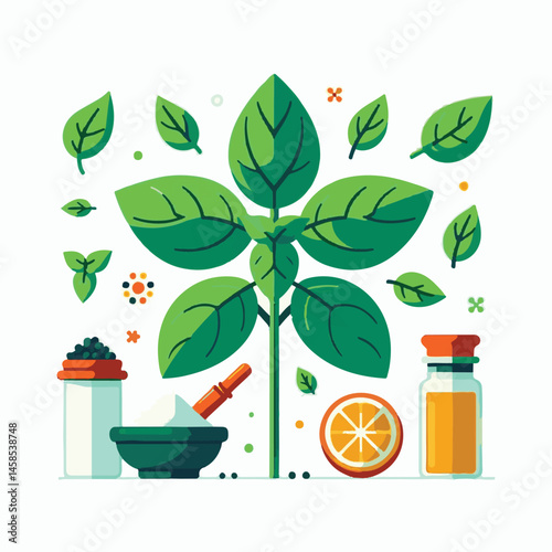 herb, fresh, leaf, green, basil, italian, background, herbal, food, raw, healthy, isolated, culinary, vegetarian, ingredient, vegetable, white, natural, organic, cooking, spice, closeup, plant, leaves