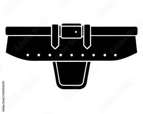 tool belt silhouette vector illustration