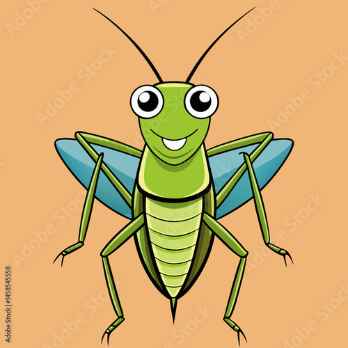 sleek design grasshopper vector 