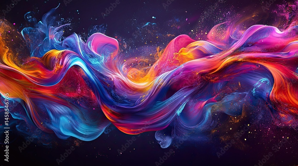 Obraz premium Download vibrant and dynamic vector graphics for unique visuals.