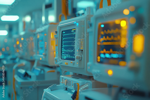 of advanced 3d medical equipment in modern hospital setting.