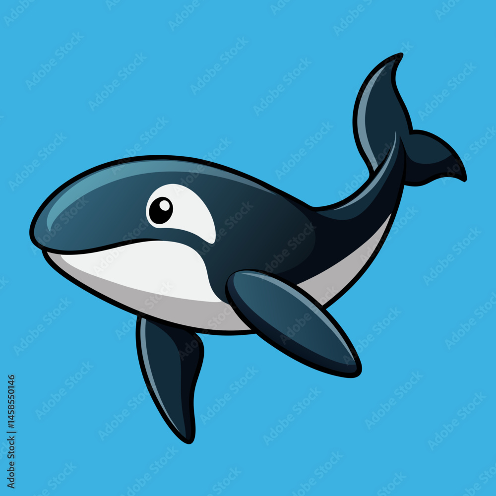sleek design orca vector sleek design orca vector