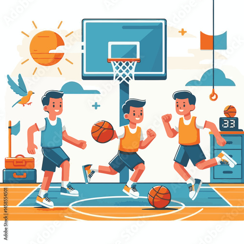 basketball, game, play, sport, ball, competition, basket, team, activity, background, symbol, tournament, design, object, white, win, equipment, circle, black, athletic, graphic, round, vector, isolat