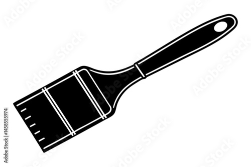paintbrush  vector silhouette illustration