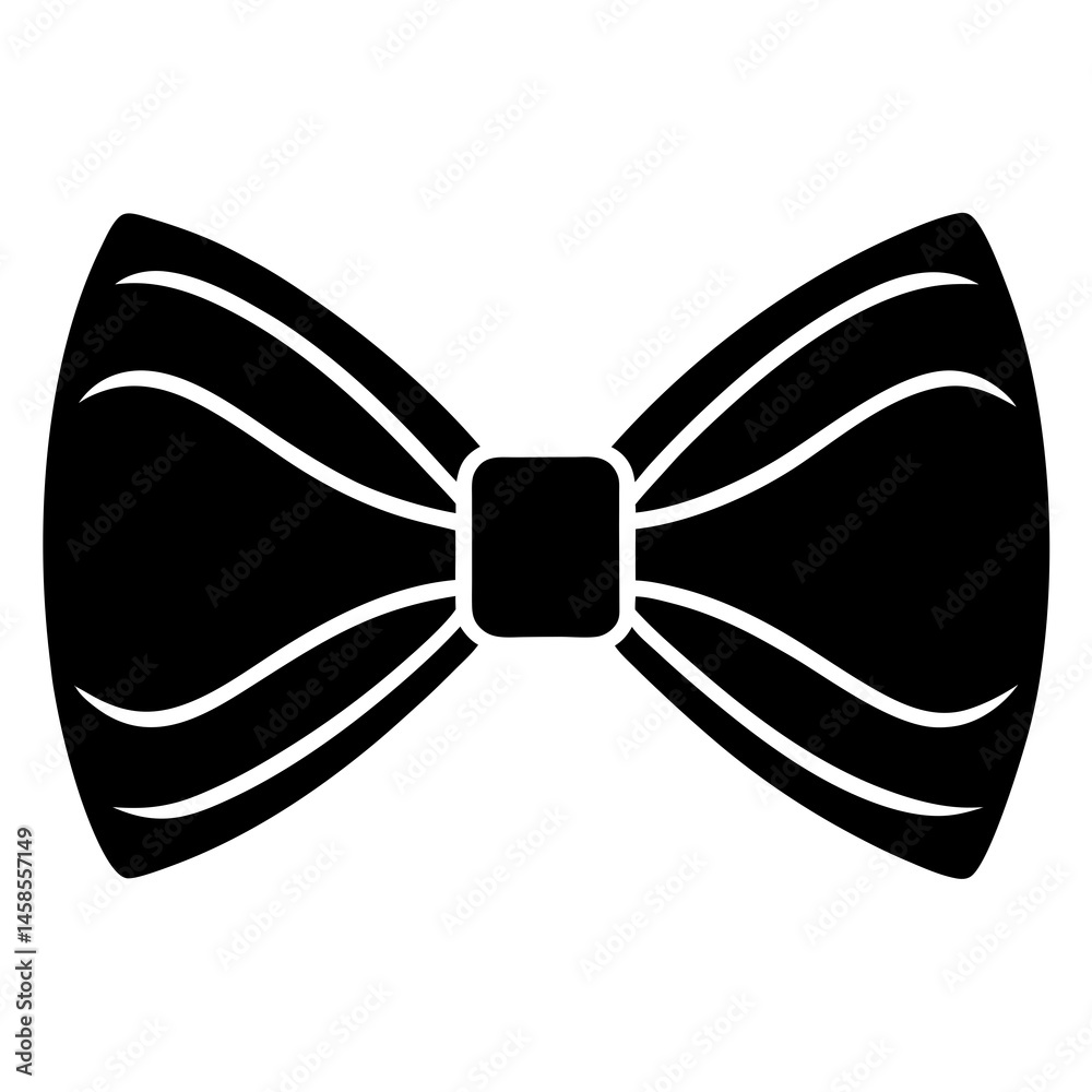 bow tie silhouette vector illustration bow tie silhouette vector illustration